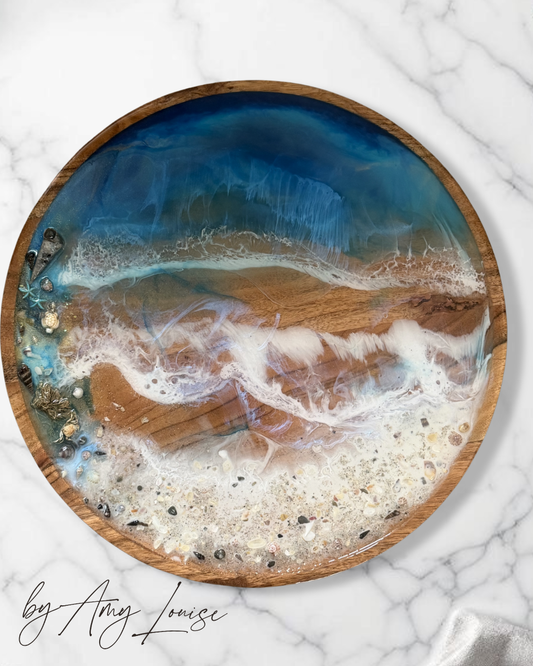 XL Ocean Resin Serving Platter