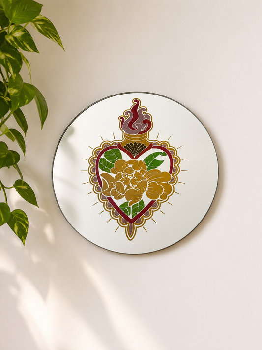 Sacred Heart Mirror - Medium